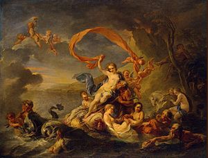 Jean-Baptiste van Loo Kemenangan Galatea (Triumph of Galatea), 1720