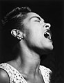 Billie Holiday, considérée comme l'une des plus influentes chanteuses de jazz.