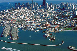 Pogled iz zraka na San Francisco