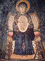 Богородица со Христос, фреска во црквата Св. Софија во Охрид