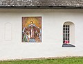 English: Fresco of Virgin-of-Mercy on the northern wall Deutsch: Barockes Fresko Schutzmantelmadonna an der Nord-Wand