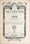 Deltagarpris i veckans tävling Ouppdaterat II (2022). En almanacka från 1909.