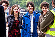 With the Jonas Brothers (10 September 2008)