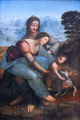 『聖アンナと聖母子』、レオナルド・ダ・ヴィンチ（1508年ごろ）
