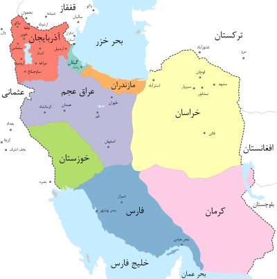 نقشهٔ ممالک متفقهٔ ایران