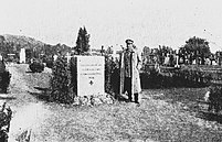 Friedhof des IX. RK am nördlichen Rand Noyons (1914)