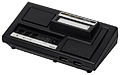 The front of the expansion module #1 contains switches and an Atari 2600 cartridge slot.