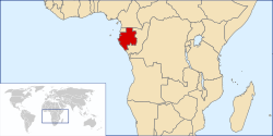 Gabon kotus kaardi pääl