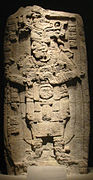 Estela 51 de Calakmul, que representa al rey Yuknoom Took' K'awiil.[14]​