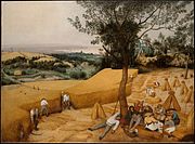 Pieter Bruegel die Ouere, The Harvesters, 1565