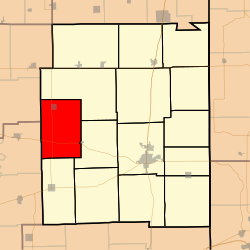 Location in Edgar County