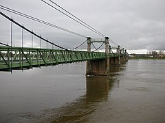 Pont suspendu d'Ingrandes-sur-Loire.