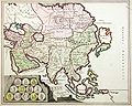 نقشهٔ آسیا در سال ۱۷۱۹