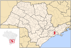 Localização de Mogi das Cruzes/ Mogi em São Paulo