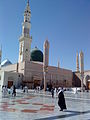 Το Μουσουλμανικό ιερό Πράσινος Θόλος χτισμένο δίπλα στο Μαυσολείο του Προφήτη Μωάμεθ, Μεδίνα, Σαουδική Αραβία.