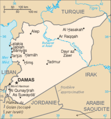 Description de l'image Carte de la Syrie FR.png.