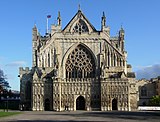 Cathedral of the bishop of Exeter, who condemned the order in 1348