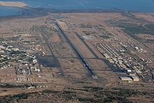 A Djibouti-Ambouli nemzetközi repülőtér a magasból