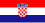 Bandiera della nazione Croazia