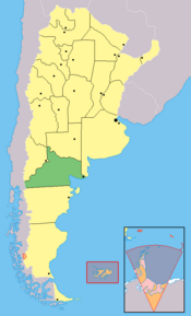 Río Negro eyaleti haritası