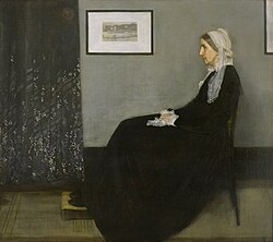 جیمز مک‌نیل ویسلر، Arrangement in Grey and Black: The Artist's Mother (1871) popularly known as مادر ویسلر