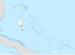CAT på en karta över Bahamas