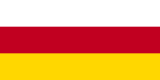 Төньяҡ Осетия — Алания флагы