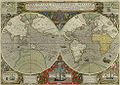 1595年の世界地図