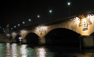 夜のイエナ橋 (Le pont d’Iéna de nuit.)