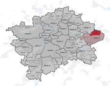 Praha-Klánovice na mapě