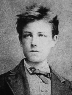 Rimbaud vid 17 års ålder, Paris 1872. Fotografi av Étienne Carjat.