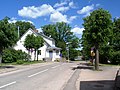 Рыжская вуліцы на мяжы з Эстоніяй.