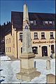 electoral saxonian post mile pillar in Bad Gottleuba, Germany