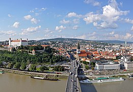 נוף הנהר בברטיסלבה, בירת סלובקיה
