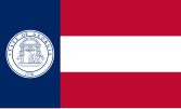 Flag of Georgia (1920–1956)