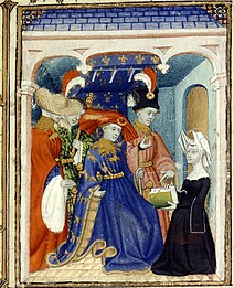 Louis Ier d'Orléans, frère cadet du roi Charles VI. Londres, British Library, vers 1410-1414.