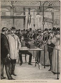 Edison phonograph demonstrated at the exposition