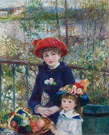 Pe terasă de Auguste Renoir, 1881