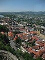 Pogled na stari deo grada sa Trenčínskog grada