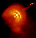 Vela pulsar, a rotating neutron star