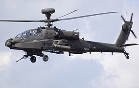 Un helicòpter d'atac AH-64 Apache