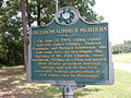 Image 8Mt. Zion Church state history marker near Philadelphia, Mississippi (from Freedom Summer)