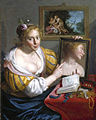 Паулюс Морельсе. Девушка утром, или аллегория глупой любви. 1627