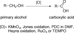اکسایش الکل‌های نوع اول به کربوکسیلیک اسیدها