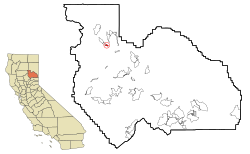 موقعیت پرات‌ویل، کالیفرنیا در نقشه