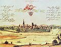 Napohlad Morawskeje Ostrawy z lěta 1728