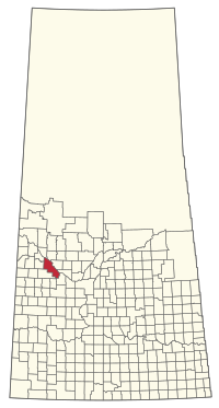 Location of the RM of Battle River No. 438 in Saskatchewan