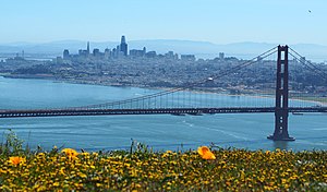 San Francisco nhìn từ Marin Headlands