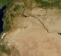 Satellite image of Syria in May 2003
