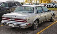 1984 Buick Century Limited Sedan, rear view